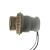 创意水管灯头座E27螺口复古工业风DIY金属铁管塑料管灯具饰具配件 4分内丝直灯头白色