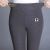赫菲索斯品牌羊羔毛打底裤女外穿显瘦弹力高腰大码加绒保暖棉裤子女 猫猫黑色 2XL(140-155斤)