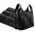 金盛昱（JSY）加厚手提式塑料袋 黑色背心袋 宽300mm （180个）1件