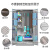 豫震虎 清洁柜卫生工具扫把拖把保洁柜杂物收纳柜卫生柜 双门高1.8宽0.9白色ZA861