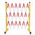 麦锐欧（Mairuio）伸缩围栏 折叠 玻璃钢 施工 隔离栏 安全护栏3米宽 高1.2米 (国标)带轮