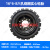 工程轮胎工业机械承重轮电动地牛用橡胶实心轮胎300100橡胶空圈 18*7-8五孔钢圈实心轮胎