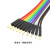 欧杜 铜杜邦线28芯彩色排线 10P 母对母 10P 0.8m