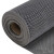 稳斯坦 W695 塑料防滑地垫pvc镂空地毯 网格防水酒店脚垫 0.9*15M(4.5厚灰色)