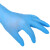 AMMEX爱马斯APFNC42100一次性蓝色丁腈手套小号（标准型 无粉 麻面）*1盒 100只/盒 蓝色 s