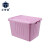 正奇谊 LCC-348 整理箱 收纳箱塑料收纳盒  粉红色64*46*39cm