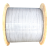 安广独立光纤2芯自承皮线光缆入户双并排光纤线室内四钢丝无头线 白色 4钢丝分离式 150m