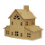 昂沐儿童纸箱房子玩具节日儿童手工diy制作纸皮小房子纸壳拼装玩具装 伊莉莎白塔房子