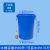 加厚大号塑料水桶带盖级储水桶圆桶装米特大容量发酵胶桶 蓝色100#桶不带盖(约装水170U