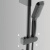 德希顿德国DXD6035恒温淋浴花洒套装白色枪灰家用一体置物收纳淋浴屏 黑色恒温版