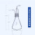 厚壁缓冲瓶 高硼硅玻璃真空过滤瓶 真空泵使用缓冲液体截流瓶积液 经济型气体洗瓶125ml