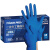 英科特厚一次性手套丁腈加厚耐用级乳胶橡胶实验室丁晴 [12寸加长款]蓝色丁腈 100只 S