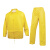 代尔塔 407003 工作雨衣涤纶套装款黄色XL码1件装