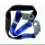 电工安全带配件围杆带加厚耐磨抱杆带电力护套蓝色保险带腰部保护带 橘红色围杆带