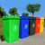 安大侠 户外环卫垃圾桶 大号加厚分类垃圾桶商用塑料工业垃圾桶带盖物业翻盖果皮箱 240L绿色
