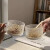 文岚复古浮雕燕麦早餐玻璃杯大容量麦片牛奶网红早餐杯 浮雕早餐把杯1个图案随机 0ml 0只 400ml