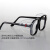 海斯迪克 TPU眼镜防护护翼近视眼镜侧保护片 镜腿宽12mm以下(2付)