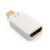 迷你MiniDP雷电接口转hdmi转接线适用于MacBook air微软surface pr 雷电2Mini DP接口(白色1080P版)