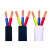 电线电缆线RVV2芯3芯1.5 2.5 4平方护套线国标软线电源线京昂 黑色 2X6平方 100米
