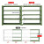 时通仓储货架军绿色货架置物架消防库房多层储物中型1500*600*2000/4层/300KG承重