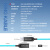 光纤USB3.1公对母延长线USB3.0公对公数据线仪器相机摄像头会议安防 纯光纤USB3.1 A公对公数据线 USB046 定制50-300米