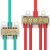 T型接线端子大功率线夹电线分线器接线柱快速接头卡子导线 对接铜铝通用丨1-6平方丨NS-6
