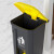 脚踏式垃圾桶大容量厨房客厅卫生间大号带盖办公室商用废纸篓 100L全灰桶(特厚)送垃圾袋2卷