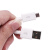 Micro USB 数据连接线micro:bit开发板智能小车烧录供电下载线1米 黑色15cm
