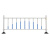 硕基 城市道路护栏 市政公路隔离栏杆锌钢护栏围栏120cm高（1立柱+3米护栏）