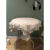 盖巾床头柜罩餐桌垫布艺圆桌布台布冰箱空调盖布茶几布韩式可订做 米白色 40*40cm电话机机顶盒