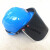 安全帽面罩PVC镜片保护屏部防护安全帽铝支架面罩 蓝色安全帽+黑支架+黑色PVC面屏