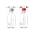 螺口洗气瓶 GL45螺口缓冲瓶 耐压缓存瓶 安全瓶  玻璃缓冲瓶 100ML  红色盖 整套 2000ML 白色四氟盖 整套