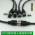 加工焊接成型GX12 GX16 GX20带线航空插头插座 2P针至10芯 连接器 GX16-3芯母插头