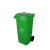 月桐（yuetong）YT-HW06户外环卫塑料垃圾桶120L绿 555×470×930mm 塑料