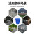 舒蔻（Supercloud）大号塑料圆形大容量水桶酒店厨房工业环卫物业垃圾桶 带盖100升白色