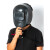 米囹适用手持式电焊面罩半自动焊帽氩弧焊工塑料防水加厚焊接焊机脸部 面罩(+9号镜片20黑20白)