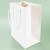 海斯迪克 HKL-57 橱窗手提纸袋 开窗透明鲜花礼品袋(10个) 长方体特小号15*10*20cm