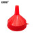 安赛瑞 塑料漏斗 粉末颗粒工业漏斗 油壶酒壶液体分装器 直径12.5cm 红色 711539