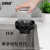 安赛瑞 洗杯器 水槽按压式清洗 洗杯器+不锈钢槽+80厘米软管+1/2三通接头 7J00320
