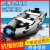 救生折叠气垫船橡皮艇加厚充气船钓鱼船皮划艇冲锋舟硬底耐磨路亚专用 2.1米豪华高配版(2 3人) 升级万