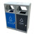 迪恩斯（DEANS）分类垃圾桶大号户外组合两分类环卫垃圾箱室外物业小区街道商用果皮箱新国标