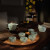 东道汝窑生肖系列限量版牛转乾坤茶壶套组一壶六杯茶壶茶海茶杯天青色