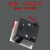 SS-801电源插座 3脚3插方形黑色卡式插座 嵌入式插座13A/250V