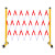 电梯维修护栏伸缩折叠布艺围挡施工安全围栏三折布艺警示隔离围挡 国标 1.2米高*6米长红白 加厚