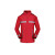 通达雨 反光一体式冲锋衣 秋冬外套 防水加绒保暖工作服 TDY-612 红色 5XL码