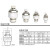 嘉迪气动 JDI ASN2系列排气可调 节流阀 带消声器M5 01 02 03 04 ASN2 01(2个）
