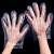 同固一次性PE手套 加厚耐用 厨房食品餐饮卫生隔离手套防水防护手套 透明手套 1包100只