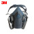 3M 7502硅胶防尘防毒半面具中号面罩需配滤毒盒使用1个装DKH