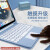 zoyu iPad键盘适用苹果Pro11平板电脑Air5保护套10.2英寸蓝牙触控mini6磁吸键盘 【单个键盘】婴儿粉 2022/2021款Pro11