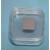 PLJ 实验室自吸附盒自粘盒芯片盒晶片硅片盒元器件样品收纳盒 3816 透明膜盒38*38*16mm